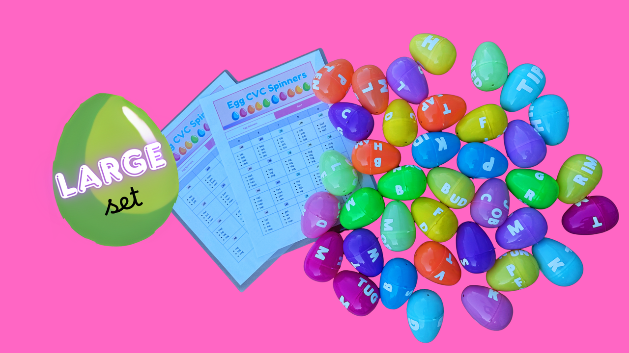 Step 2: CVC Egg Spinners (Large)