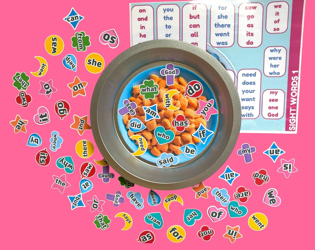 Step 3: Sight Word Cereal