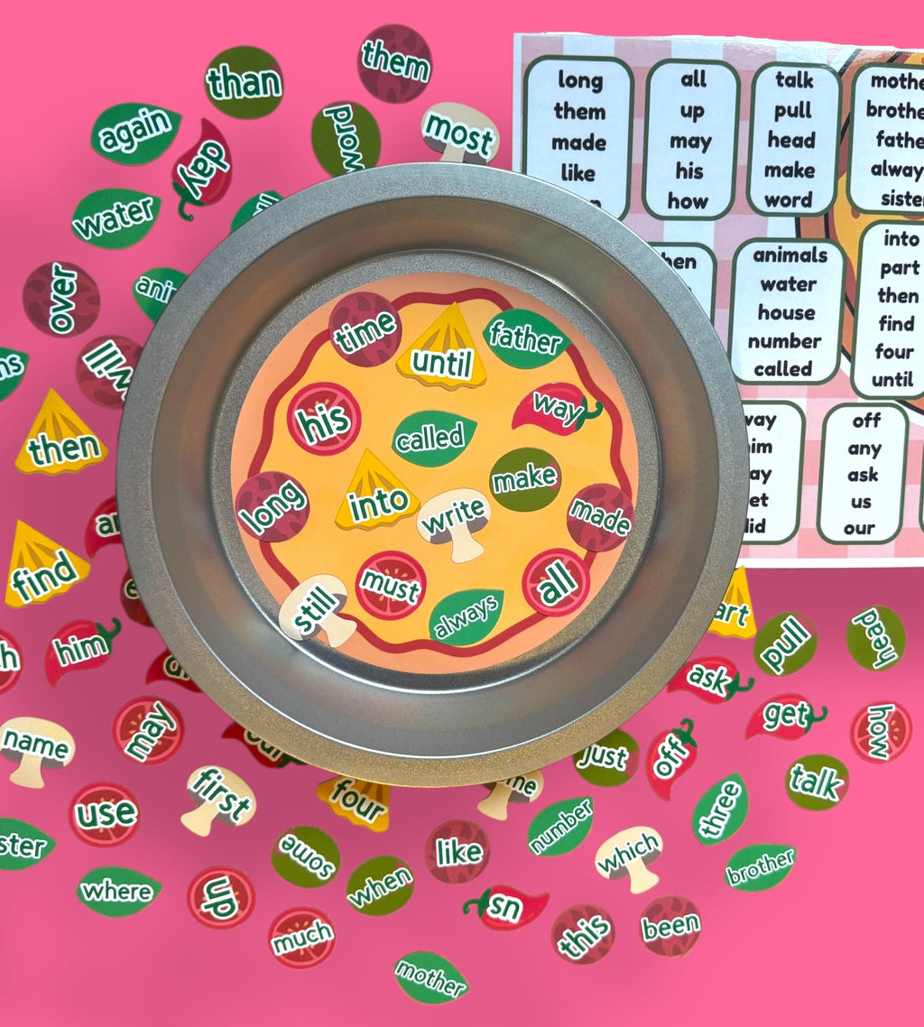 Step 1: Sight Word Supreme Pizza