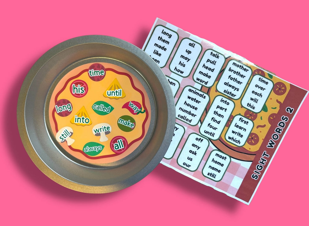 Step 1: Sight Word Supreme Pizza