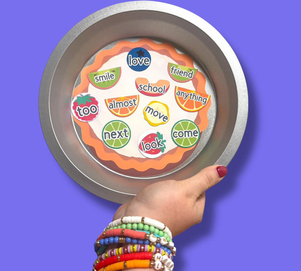 Step 2: Sight Word Fruit Tart