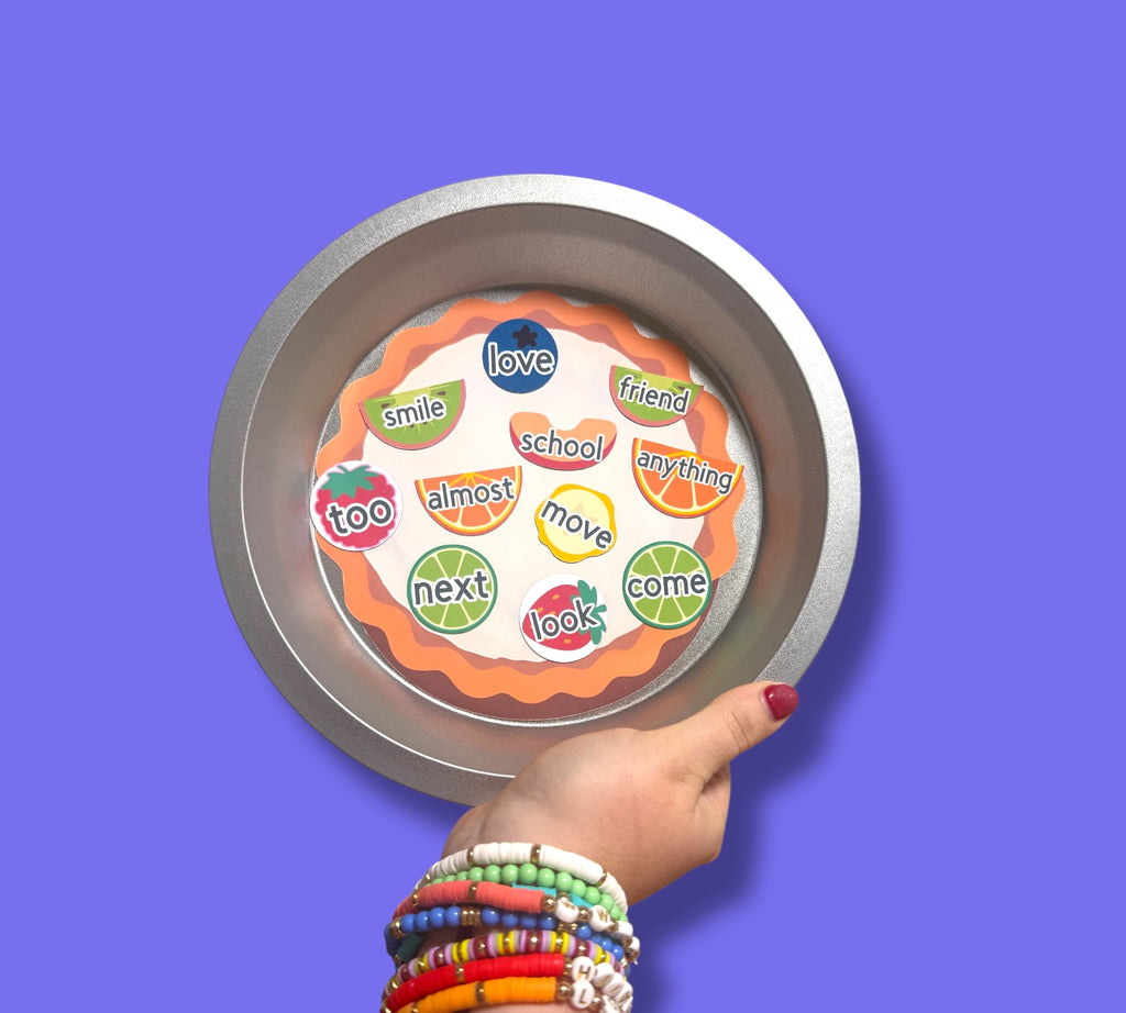 Step 2: Sight Word Fruit Tart