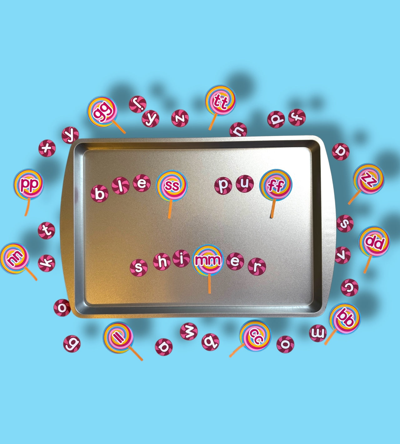 Step 7: Double-Letter Lollipops