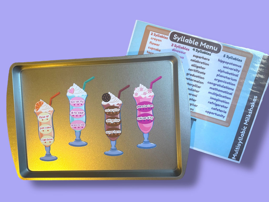 Step 3: Multisyllabic Milkshakes